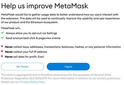 協助MetaMask提交使用者體驗